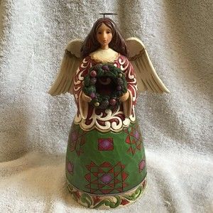 Jim Shore “Prepare for Christmas Joy” Holiday Angel Heartwood Creek #4027719